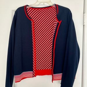 Cabi Reversible Cardigan Size M